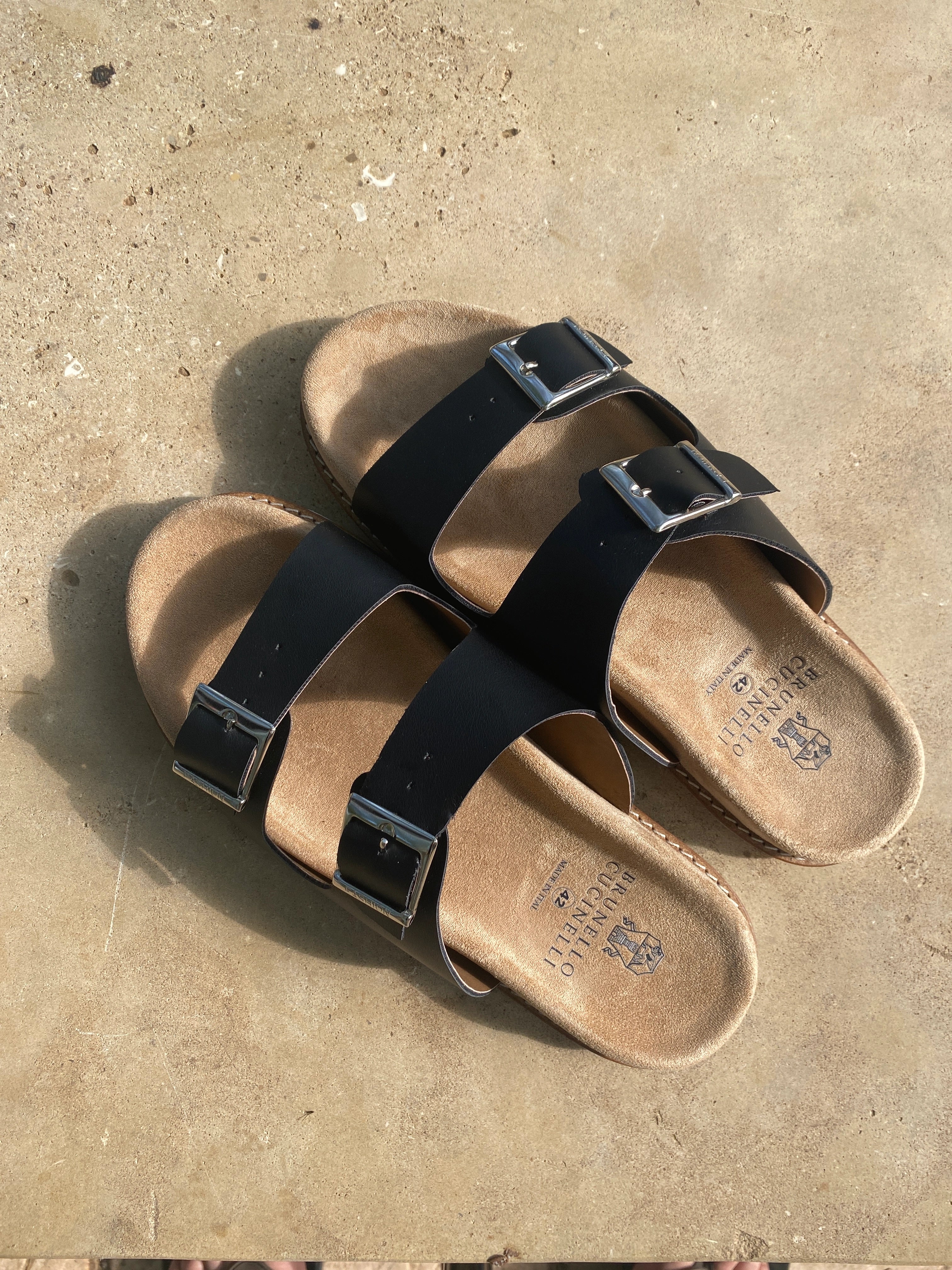 brunello cucinelli Sandales cuir