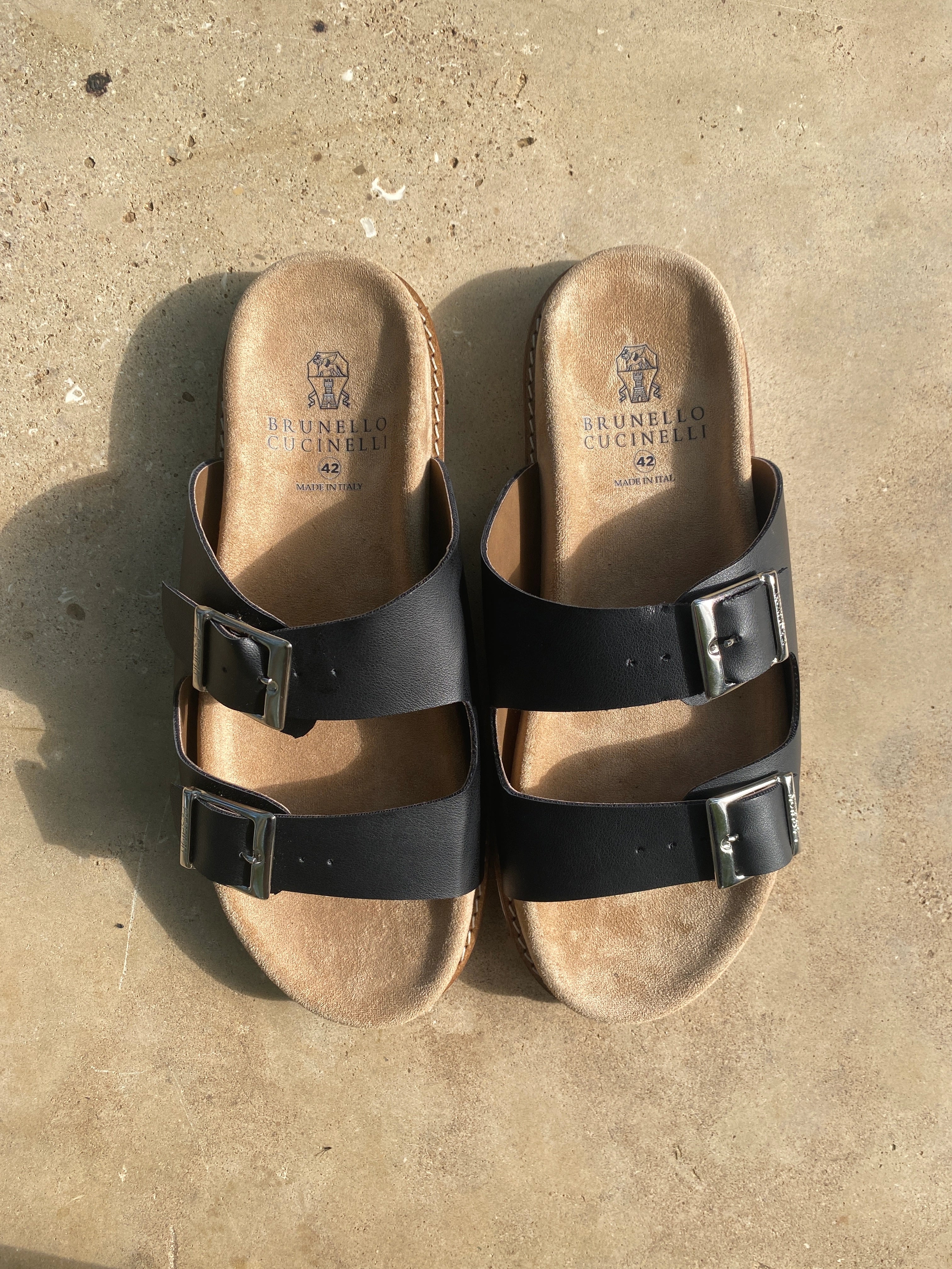 brunello cucinelli Sandales cuir