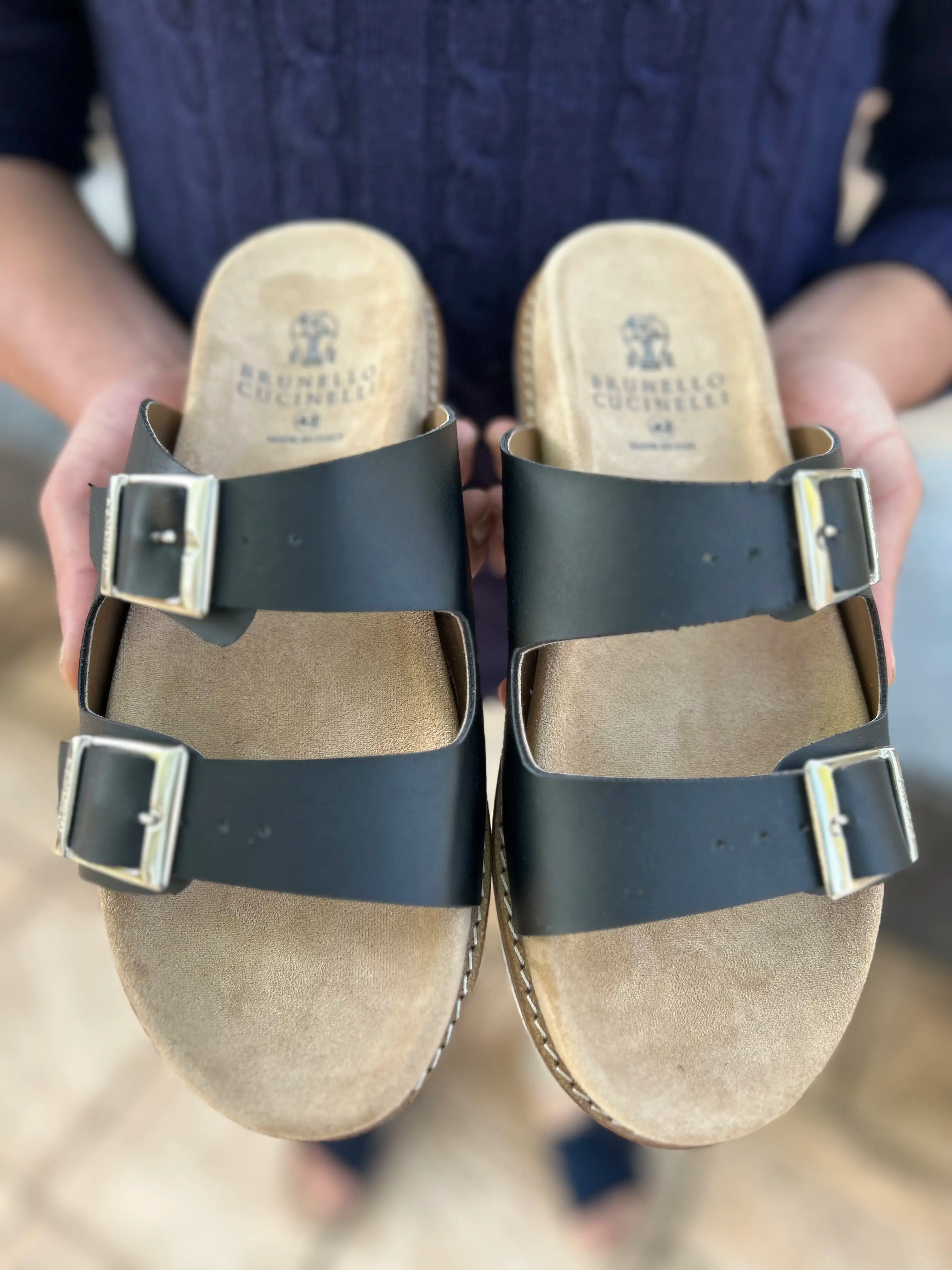 brunello cucinelli Sandales cuir