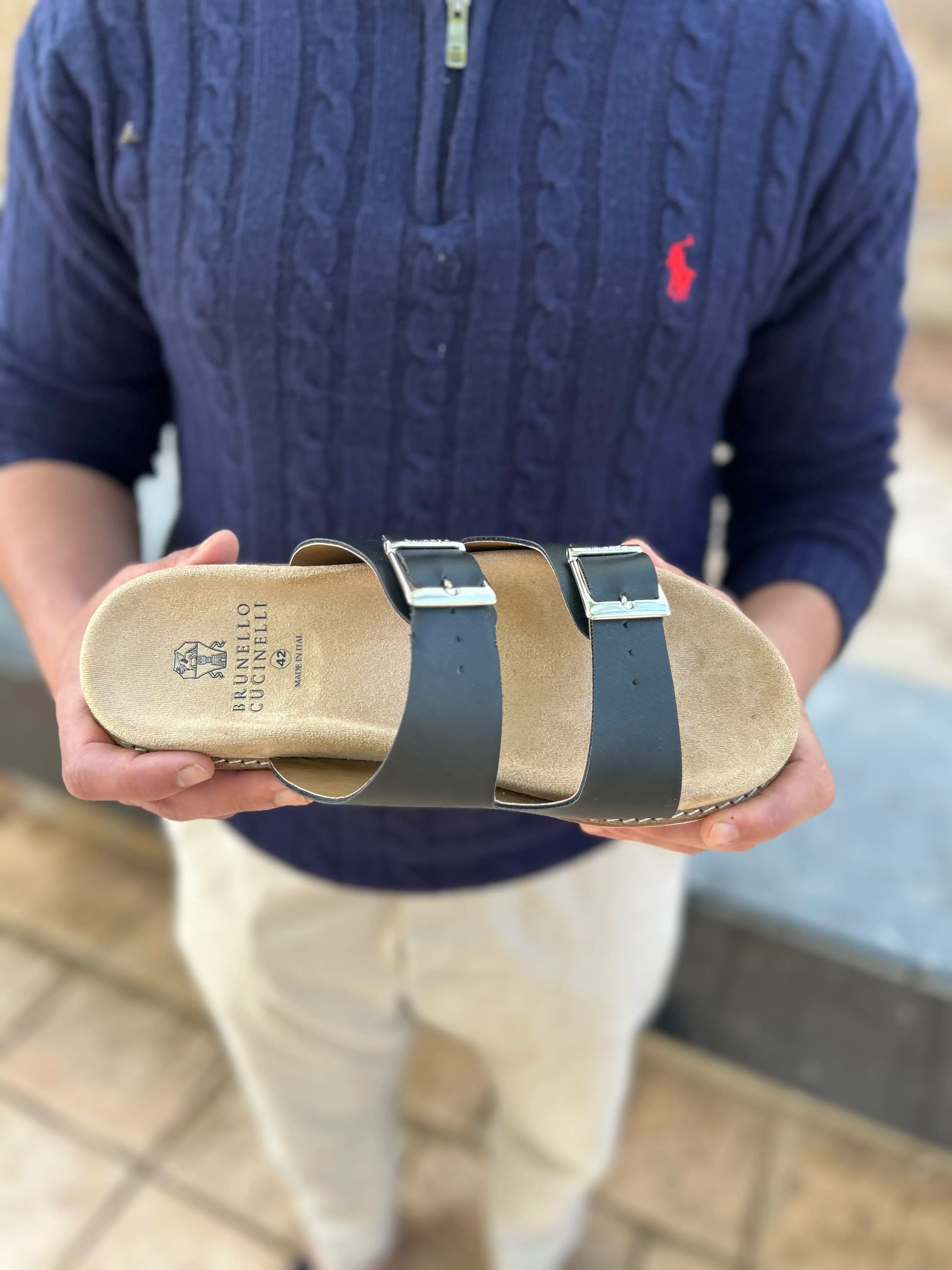 brunello cucinelli Sandales cuir